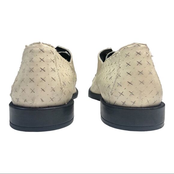 Miista London leather white lace up loafers size 38 EU or US women’s size 7.5 - Picture 4 of 12